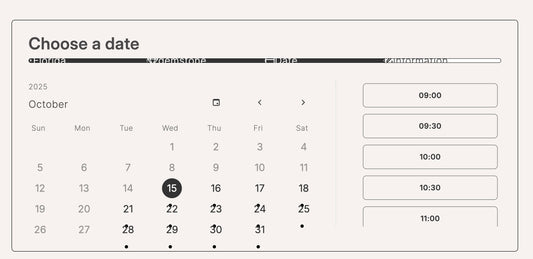 Sesami SDK One Calendar View Experience