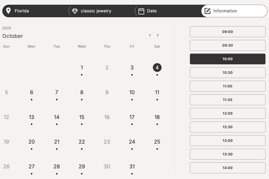 Sesami SDK In-page Full-Width Booking Experience