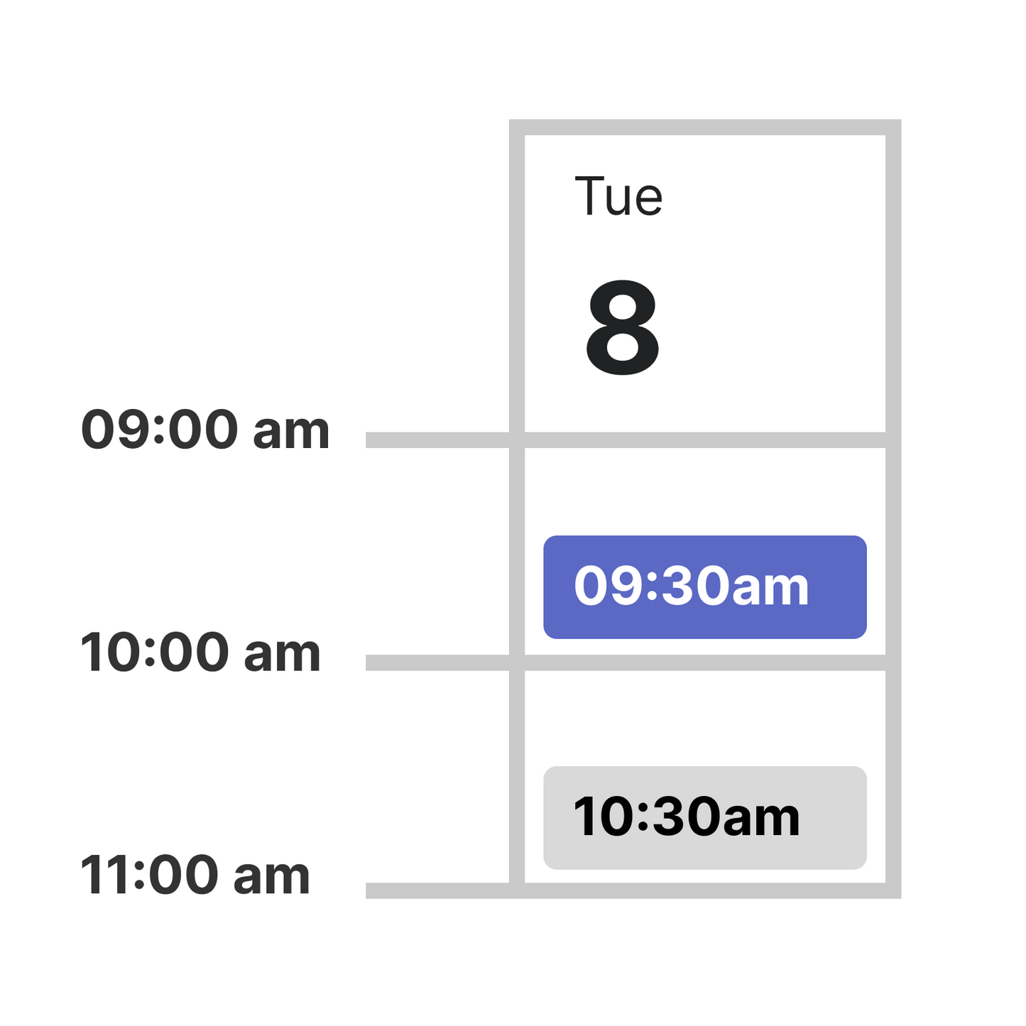 Sesami Classic Booking Experience